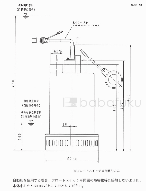 荏原(エバラ)PONTOS7076.55S