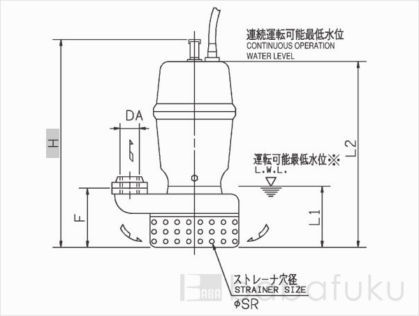 荏原(エバラ)50DS6.75 荏原(エバラ)50DS6.75