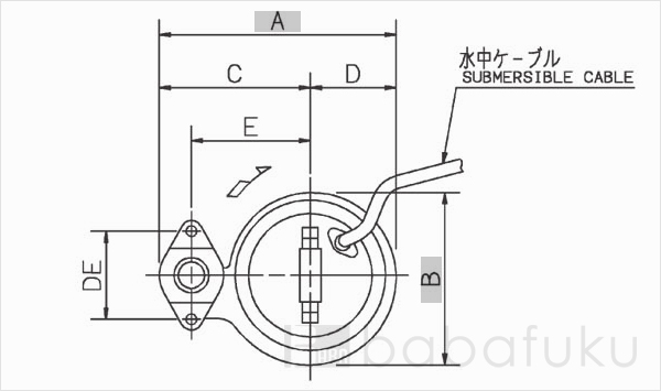 荏原(エバラ)50DN61.5 荏原(エバラ)50DN61.5