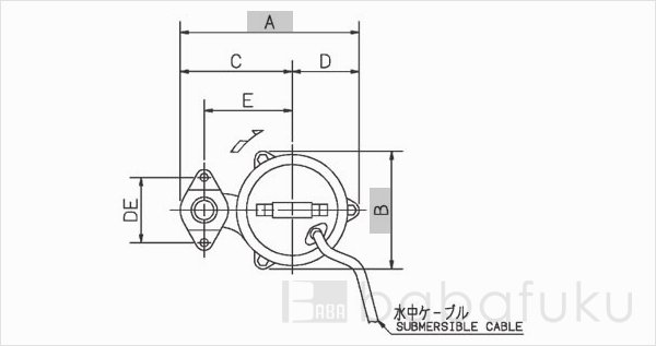 荏原(エバラ)40DVS5.25A 荏原(エバラ)40DVS5.25A