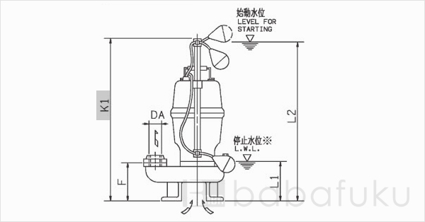 荏原(エバラ)40DVSA5.15SA 荏原(エバラ)40DVSA5.15SA
