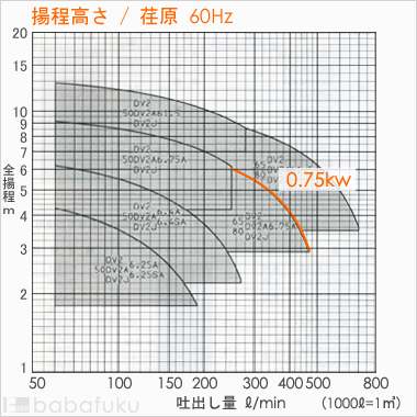 荏原(エバラ)80DV2J6.75A