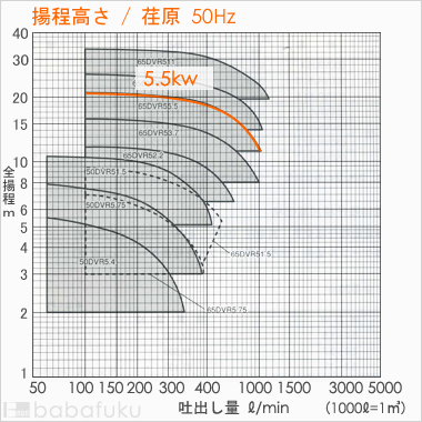 荏原(エバラ)65DVR55.5