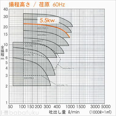 荏原(エバラ)65DVR65.5