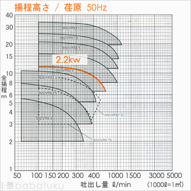荏原(エバラ)65DVRA52.2