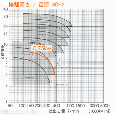 荏原(エバラ)65DVRJ5.75